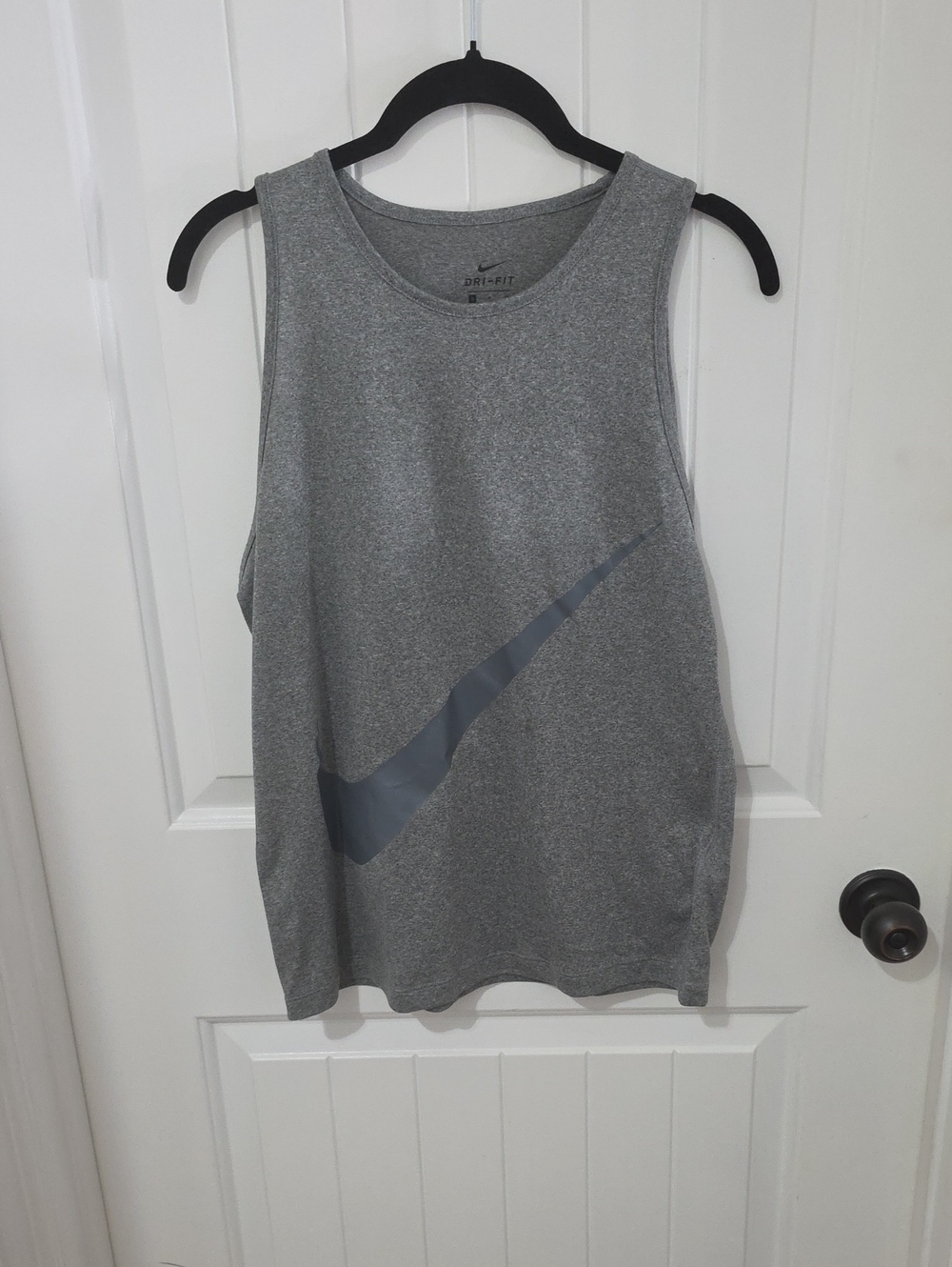 Nike Gray Dri-FIT Sleeveless Athletic Tank